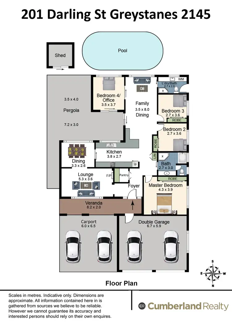 Floorplan of Homely house listing, 201 Darling Street, Greystanes NSW 2145