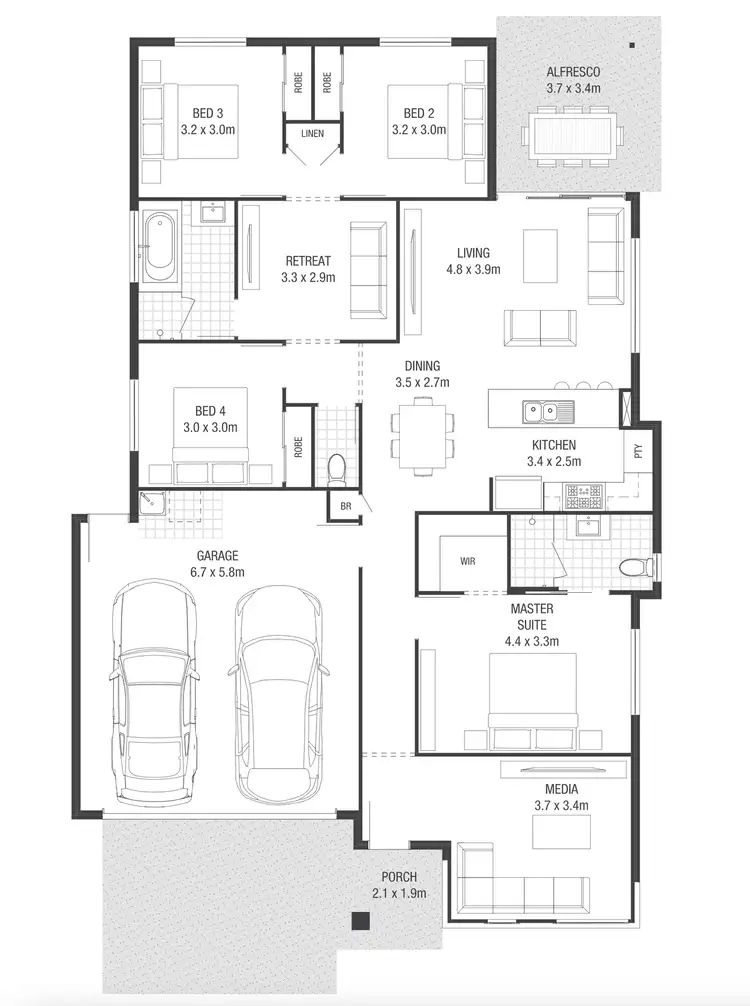 Floorplan of Homely house listing, Address available on request