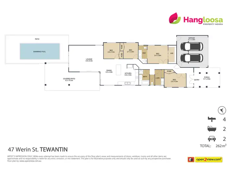Floorplan of Homely house listing, 47 Werin Street, Tewantin QLD 4565