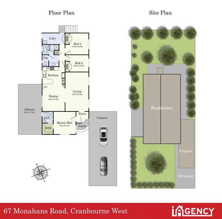 Floorplan of Homely house listing, 67 Monahans Road, Cranbourne West VIC 3977