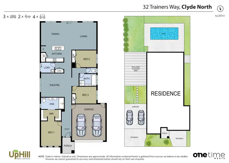 Floorplan of Homely house listing, 32 Trainers Way, Clyde North VIC 3978