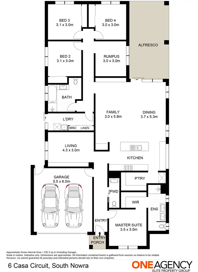 Floorplan of Homely house listing, 6 Casa Circuit, South Nowra NSW 2541