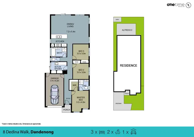 Floorplan of Homely house listing, 8 Dedina Walk, Dandenong VIC 3175