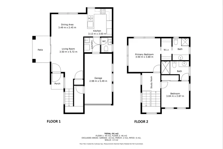 Floorplan of Homely unit listing, 1/3 Finger Street, North Mackay QLD 4740