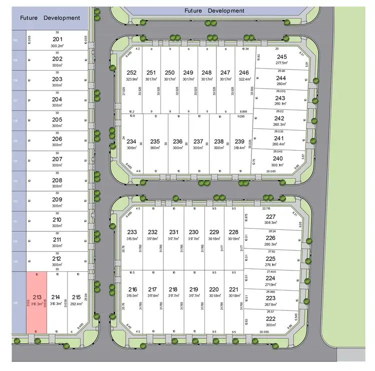 Floorplan of Homely land listing, LOT 213, 105 - 135 Twelfth Ave, Austral NSW 2179