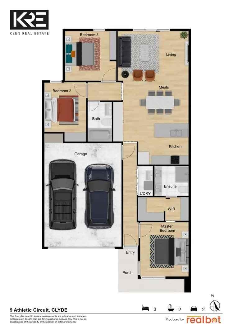 Floorplan of Homely house listing, 9 Athletic Circuit, Clyde VIC 3978