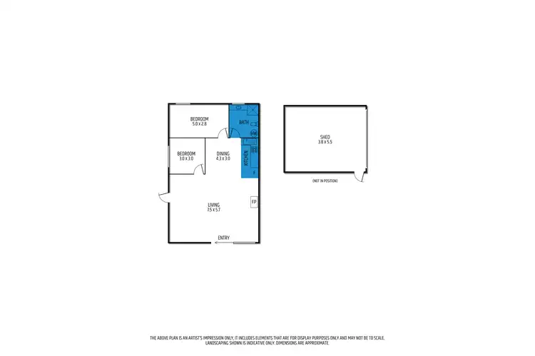 Floorplan of Homely rural property listing, 215 Ridge Road, Gooram VIC 3666