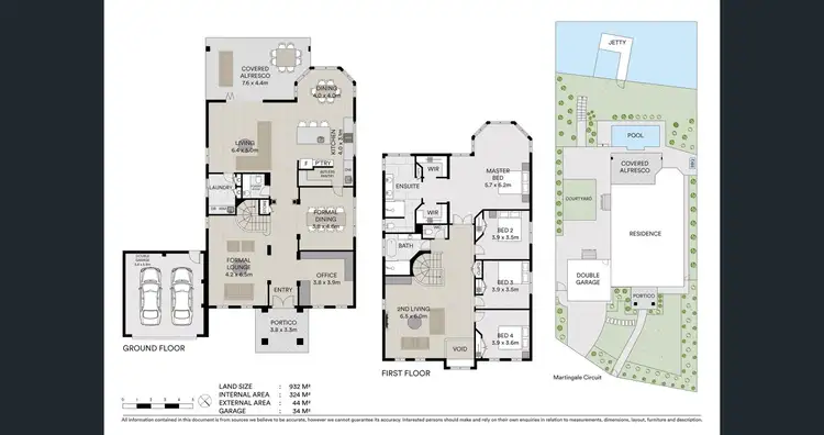 Floorplan of Homely house listing, 32 Martingale Circuit, Clear Island Waters QLD 4226