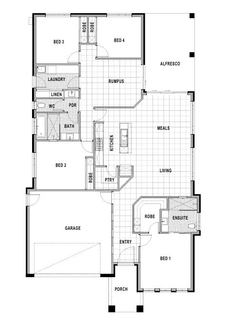 Floorplan of Homely house listing, 9 CLEARWATER PLACE, Thurgoona NSW 2640