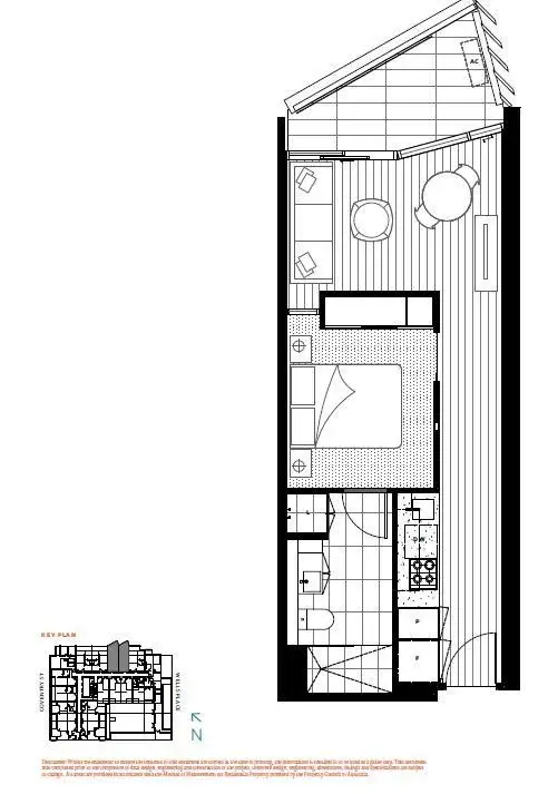 Floorplan of Homely apartment listing, 909/25 Coventry Street, Southbank VIC 3006