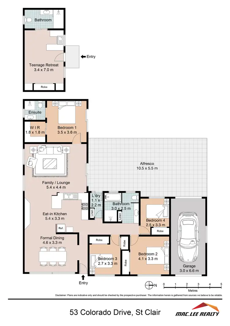 Floorplan of Homely house listing, 53 Colorado Drive, St Clair NSW 2759