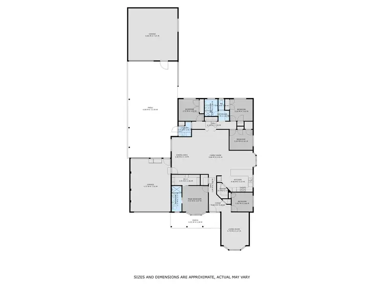 Floorplan of Homely house listing, 3 AVONDALE DRIVE, Wodonga VIC 3690