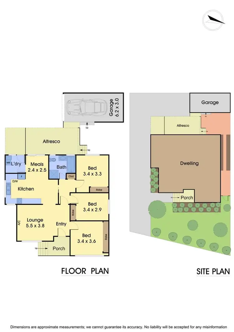 Floorplan of Homely house listing, 1/39 Shannon Crescent, Watsonia VIC 3087