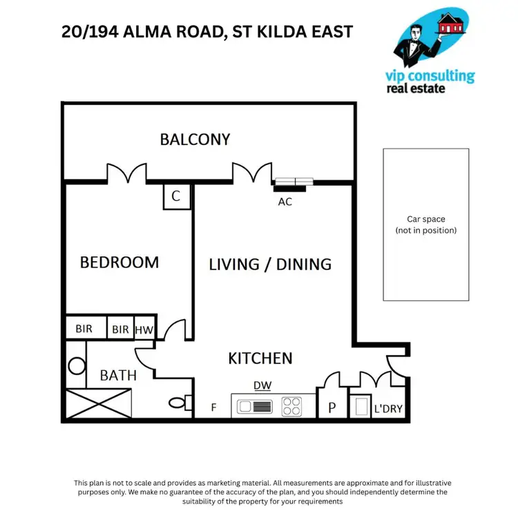 Floorplan of Homely apartment listing, 20/194 Alma Road, St Kilda East VIC 3183