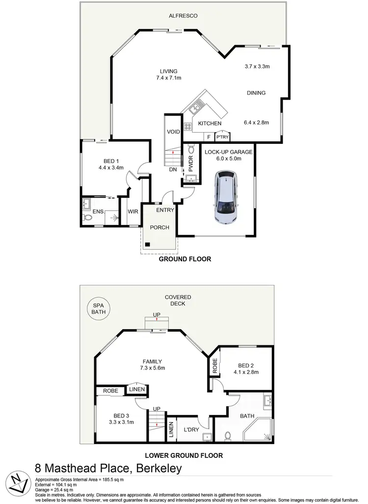 Floorplan of Homely house listing, 8 Masthead Place, Berkeley NSW 2506