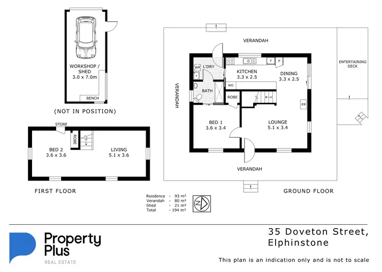 Floorplan of Homely house listing, 35 Doveton Street, Elphinstone VIC 3448
