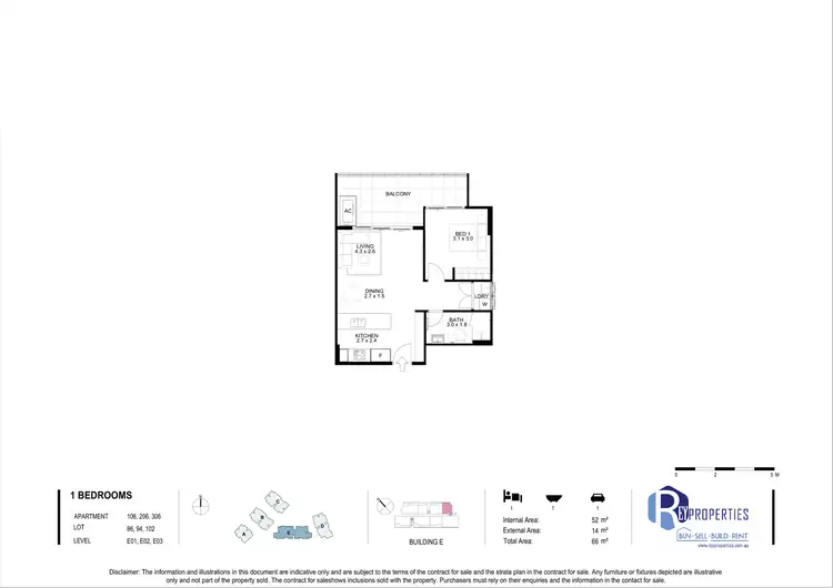 Floorplan of Homely apartment listing, E106/1E Sanctuary Street, Kembla Grange NSW 2526