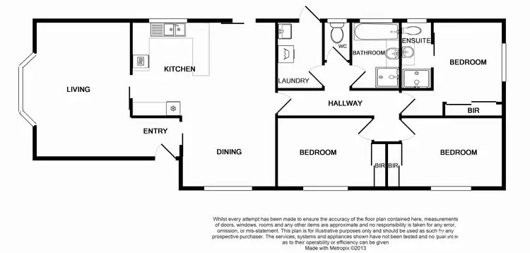 Floorplan of Homely house listing, 6 Hogan Court, Wodonga VIC 3690