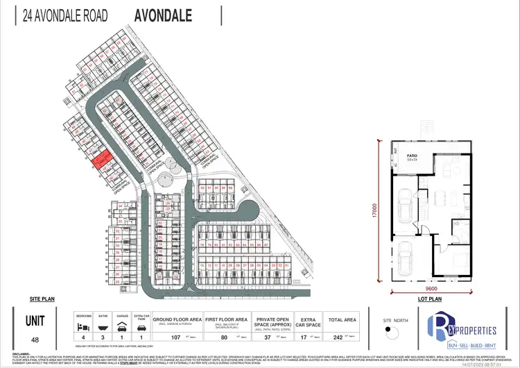 Floorplan of Homely townhouse listing, 48/24 Avondale Road, Avondale NSW 2530
