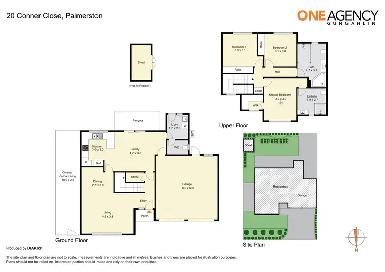 Floorplan of Homely townhouse listing, 20 Conner Close, Palmerston ACT 2913
