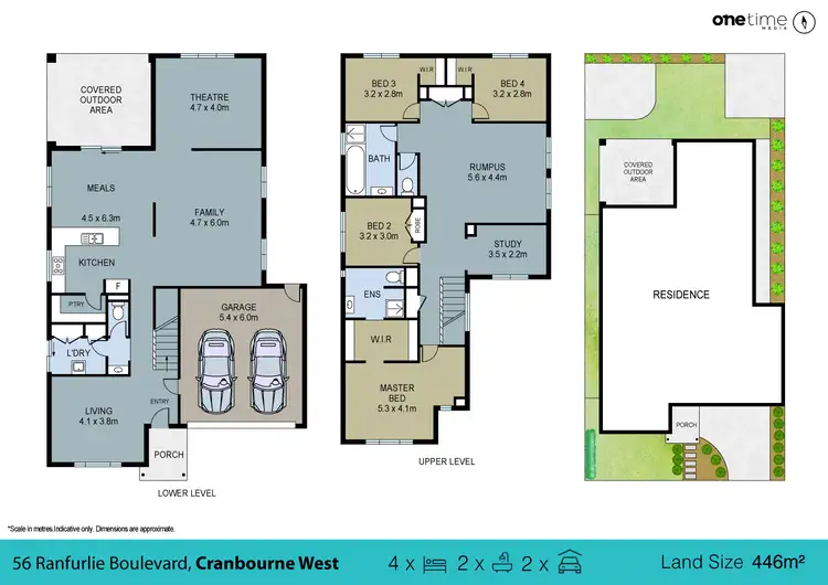 Floorplan of Homely house listing, 56 Ranfurlie Boulevard, Cranbourne West VIC 3977