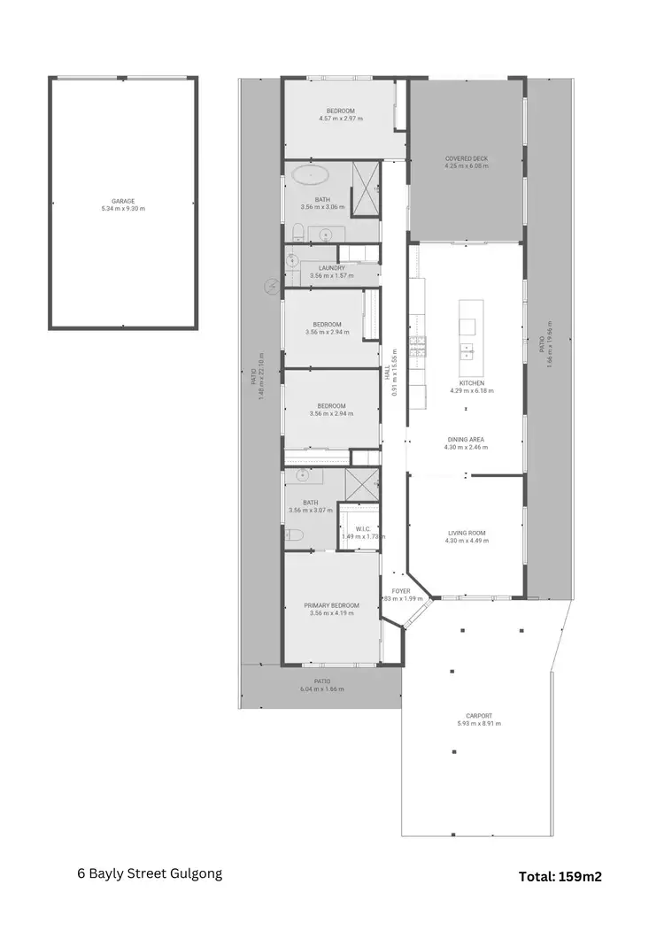 Floorplan of Homely house listing, 6 Bayly Street, Gulgong NSW 2852