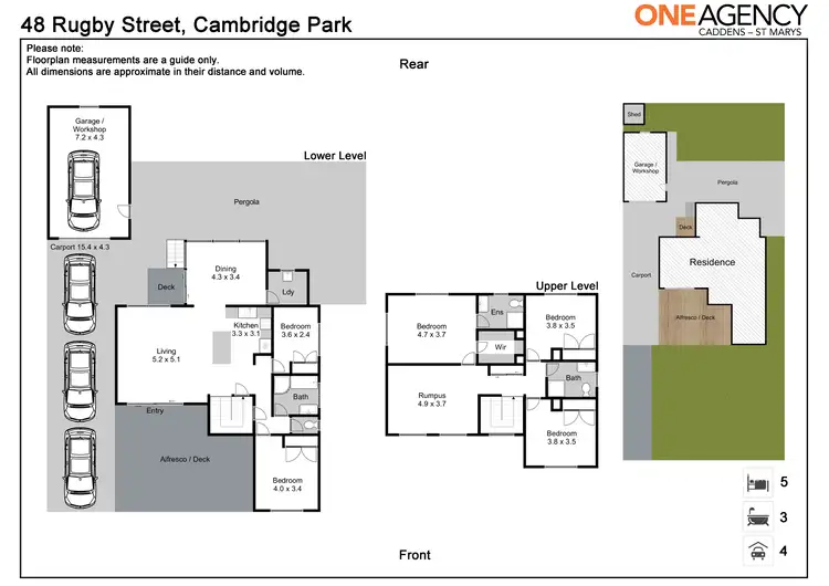 Floorplan of Homely house listing, 48 Rugby Street, Cambridge Park NSW 2747