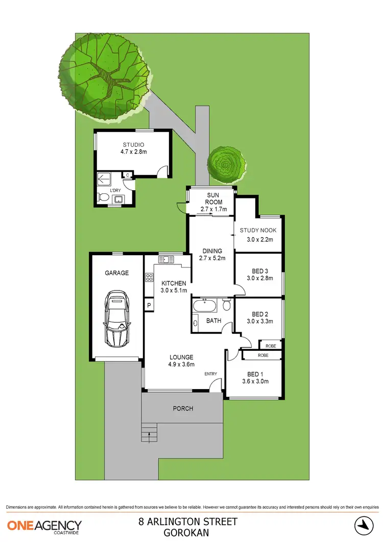 Floorplan of Homely house listing, 8 Arlington Street, Gorokan NSW 2263