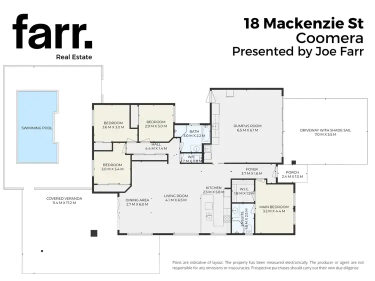 Floorplan of Homely house listing, 18 Mackenzie Street, Coomera QLD 4209