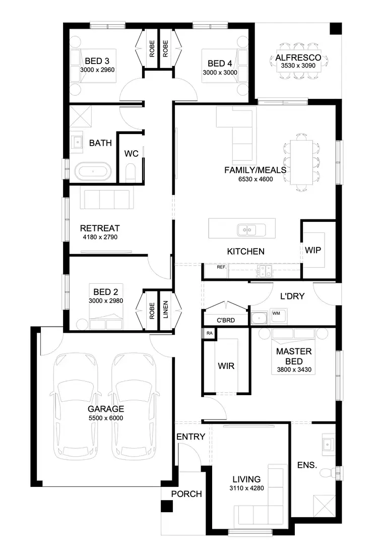Floorplan of Homely house listing, Lot 5081 Karlstad Road, Clyde North VIC 3978