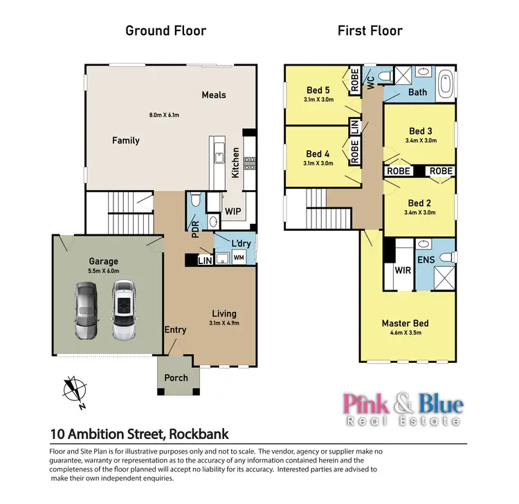 Floorplan of Homely house listing, 10 Ambition Street, Rockbank VIC 3335