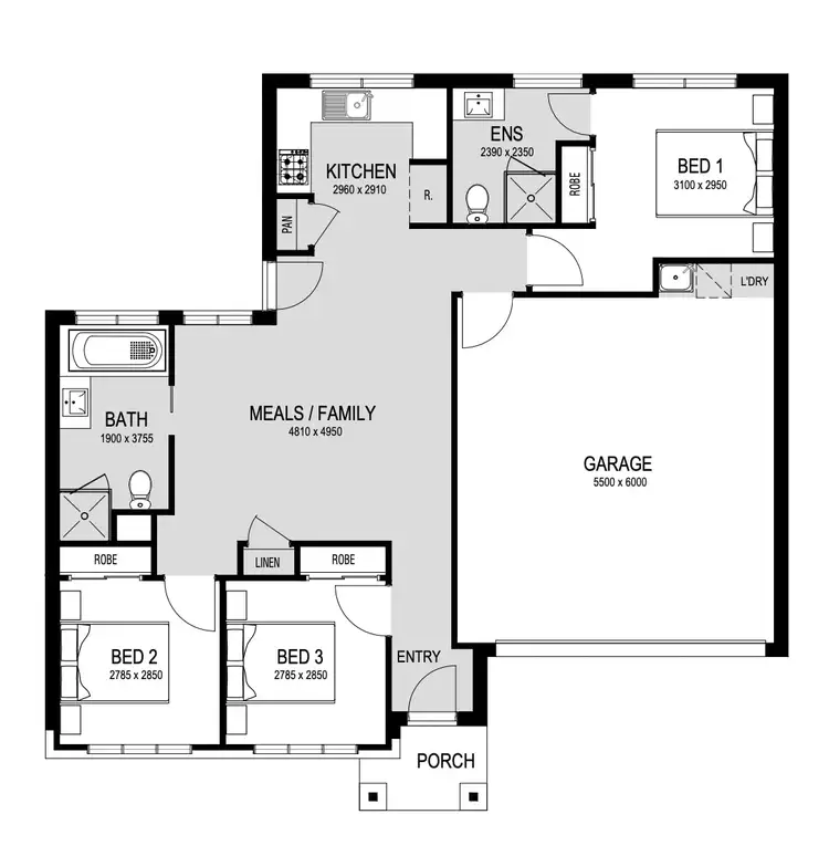Floorplan of Homely house listing, Address available on request