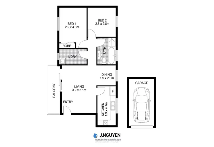 Floorplan of Homely unit listing, 2/74 McBurney Road, Cabramatta NSW 2166
