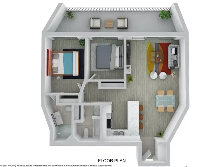 Floorplan of Homely apartment listing, 7c/2 Nineteenth Avenue, Palm Beach QLD 4221