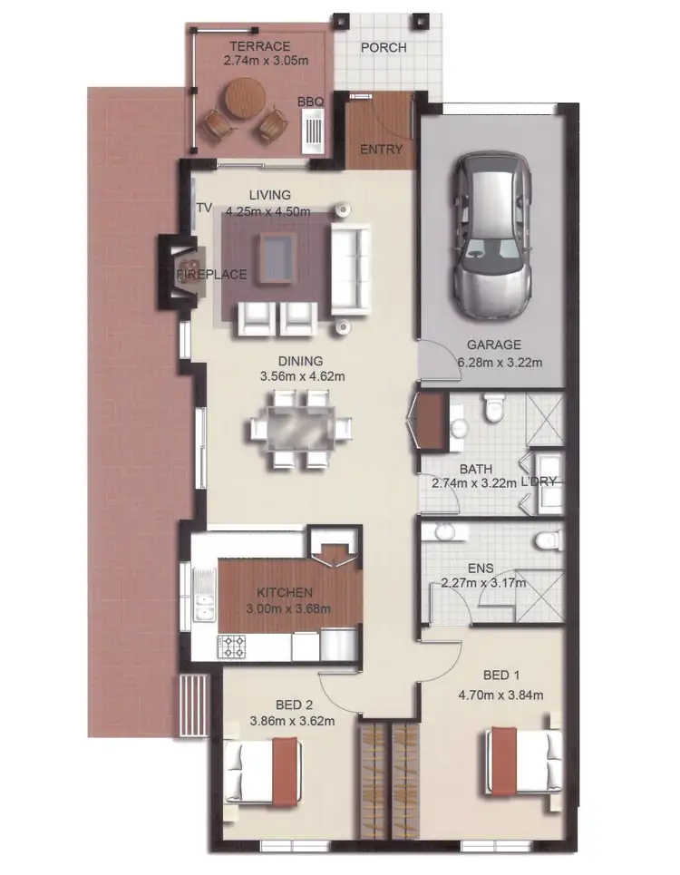 Floorplan of Homely villa listing, 3/8 Wiseman Road, Bowral NSW 2576