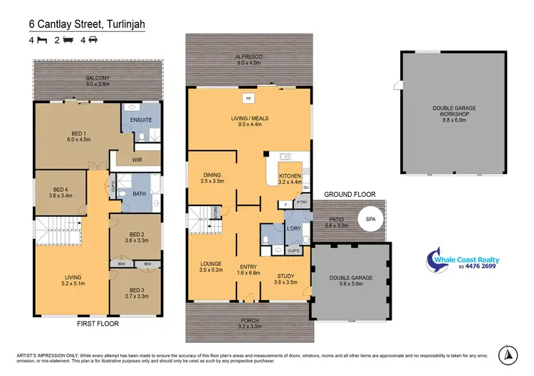 Floorplan of Homely house listing, 6 Cantlay Street, Turlinjah NSW 2537