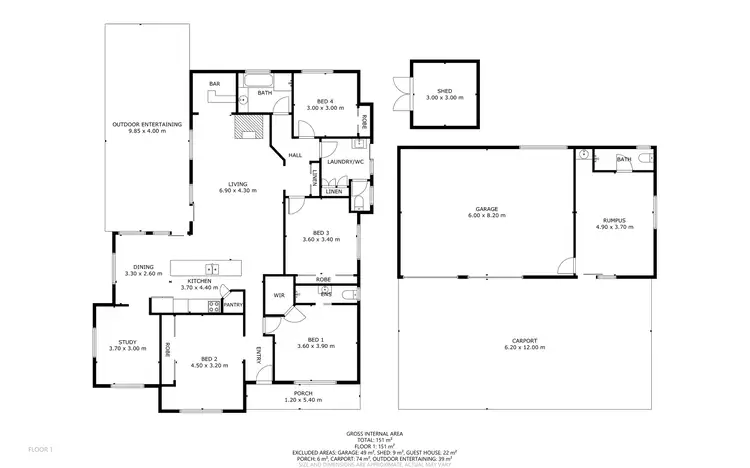 Floorplan of Homely house listing, 30 Pioneer Way, Pittsworth QLD 4356