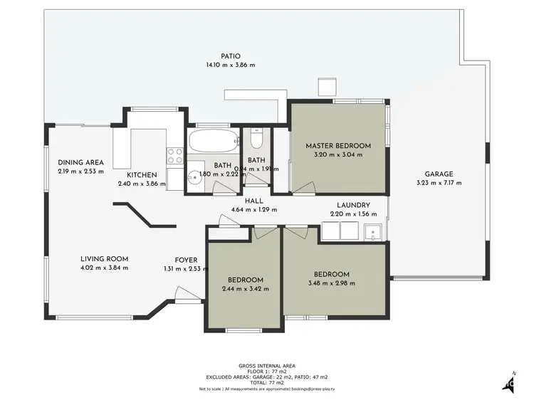 Floorplan of Homely house listing, 39 Corring Way, Parmelia WA 6167