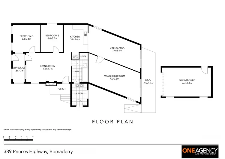 Floorplan of Homely house listing, 389 Princes Highway, Bomaderry NSW 2541