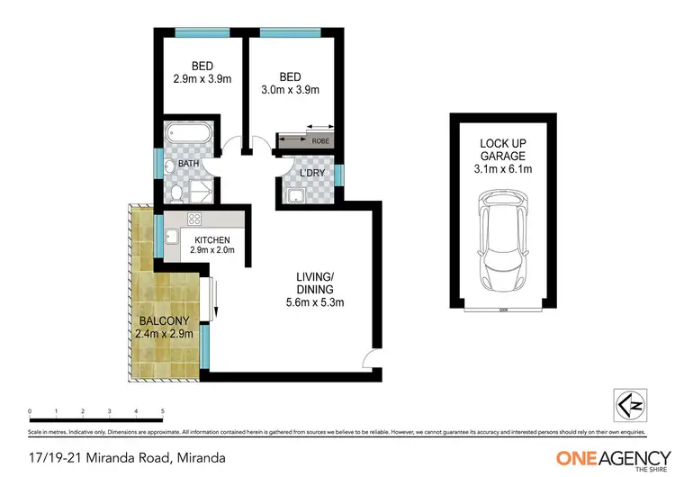 Floorplan of Homely unit listing, 17/19-21 Miranda Road, Miranda NSW 2228
