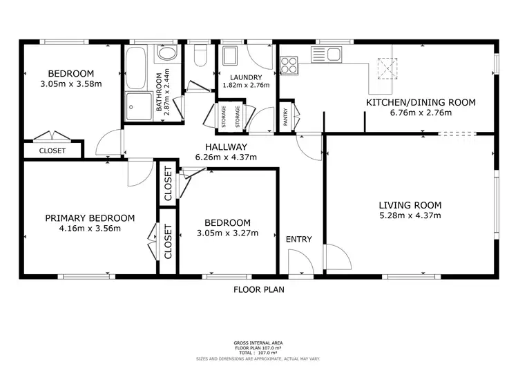 Floorplan of Homely house listing, 314 SCHUBACH STREET, East Albury NSW 2640