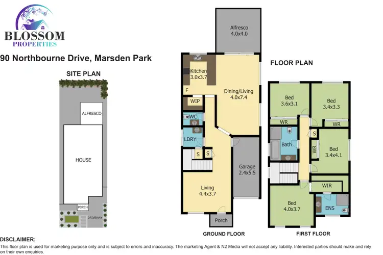 Floorplan of Homely house listing, 90 Northbourne Drive, Marsden Park NSW 2765