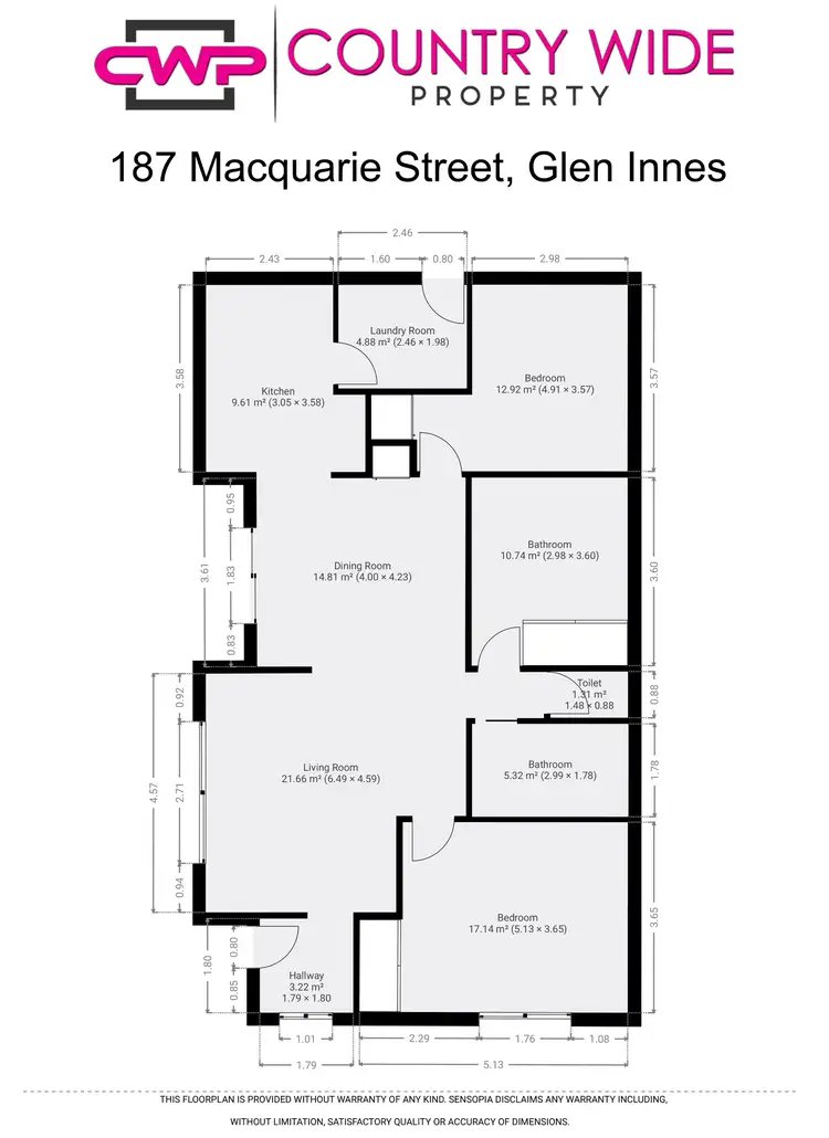 Floorplan of Homely house listing, 187 Macquarie Street, Glen Innes NSW 2370