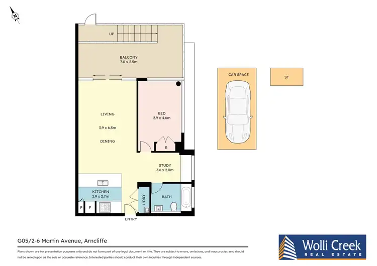 Floorplan of Homely apartment listing, G05/2 - 6 Martin Ave, Arncliffe NSW 2205