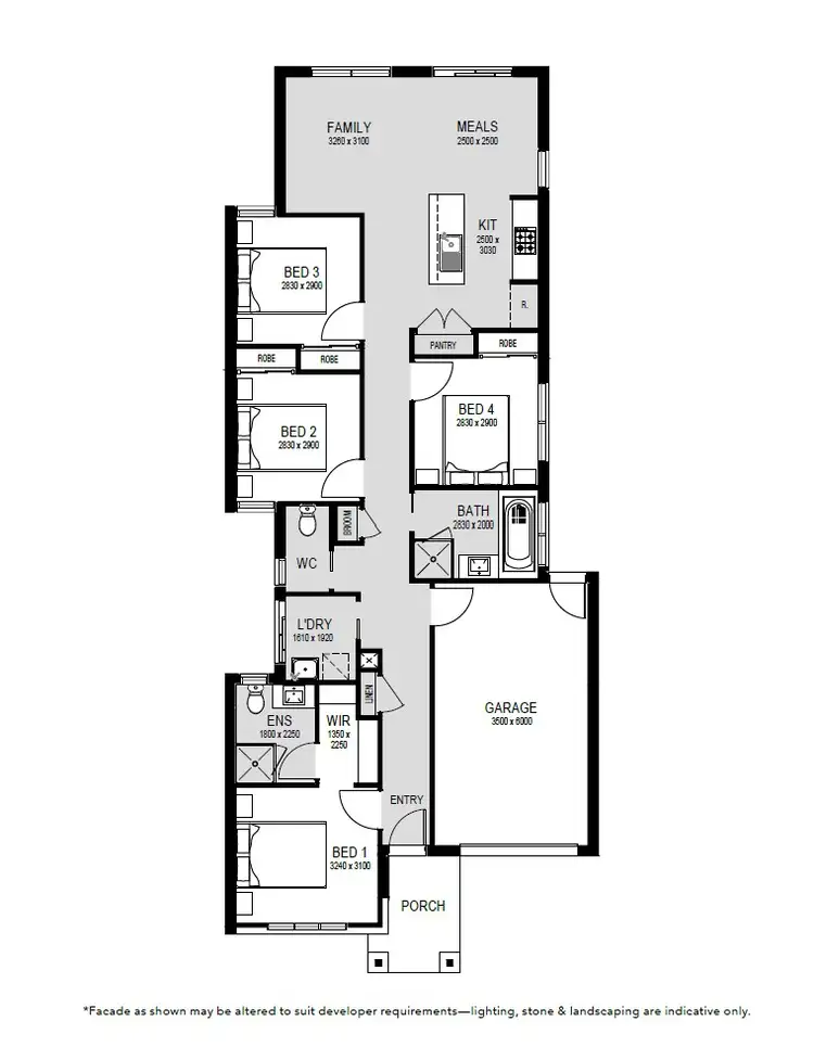 Floorplan of Homely house listing, Address available on request