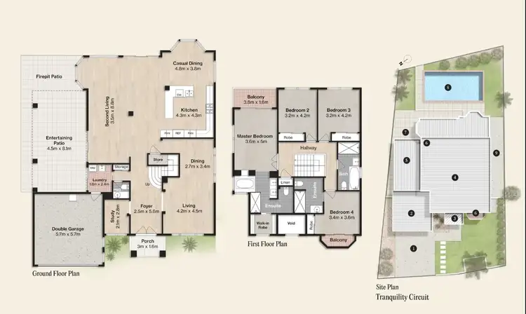 Floorplan of Homely house listing, 13 Tranquility Circuit, Helensvale QLD 4212