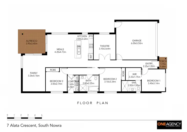 Floorplan of Homely house listing, 7 Alata Crescent, South Nowra NSW 2541
