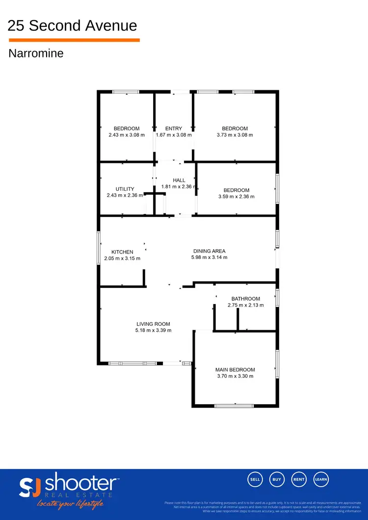 Floorplan of Homely house listing, 25 Second Avenue, Narromine NSW 2821
