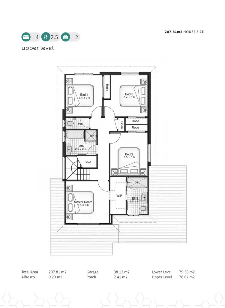 Floorplan of Homely house listing, 37 Mary Crescent, Rosewood QLD 4340