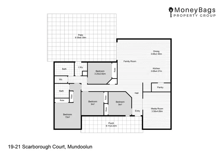 Floorplan of Homely house listing, 19-21 Scarborough Court, Mundoolun QLD 4285